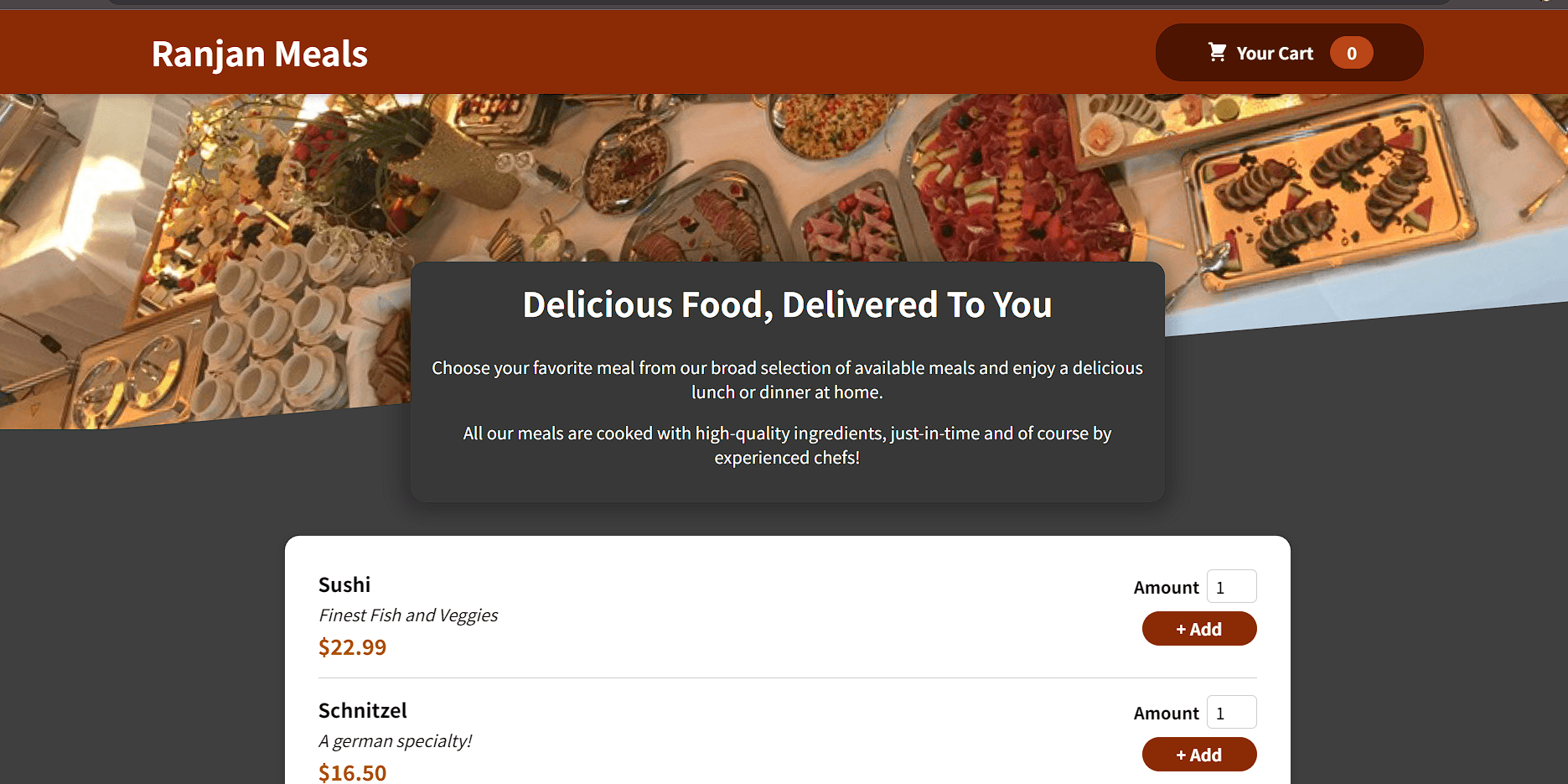 Food order app
